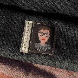 new with tags! handmade notorious rbg ruth bader ginsburg beanie hat